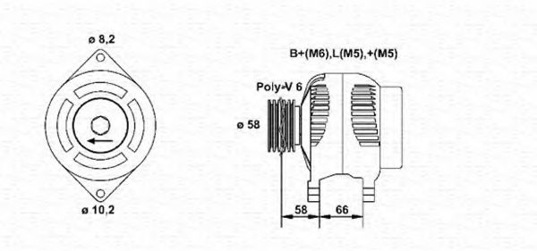 MAGNETI MARELLI 943356980010 Генератор для RENAULT SAFRANE (Рено Сафранэ) MAGNETI MARELLI 943356980010 Генератор для RENAULT SAFRANE (Рено Сафранэ)