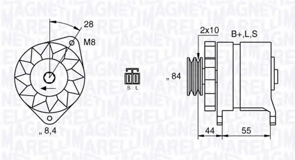 MAGNETI MARELLI 063532609010 Генератор для HYUNDAI H 200 (Хендай Х 200) MAGNETI MARELLI 063532609010 Генератор для HYUNDAI H 200 (Хендай Х 200)