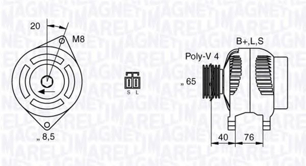 MAGNETI MARELLI 063532623010 Генератор для MITSUBISHI ETERNA IV (Митсубиши/митсубиси Этэрна иv) MAGNETI MARELLI 063532623010 Генератор для MITSUBISHI ETERNA IV (Митсубиши/митсубиси Этэрна иv)