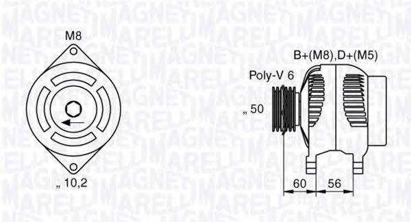 MAGNETI MARELLI 063533479010 Генератор для OPEL CORSA SWING (Опель Корса свинг) MAGNETI MARELLI 063533479010 Генератор для OPEL CORSA SWING (Опель Корса свинг)