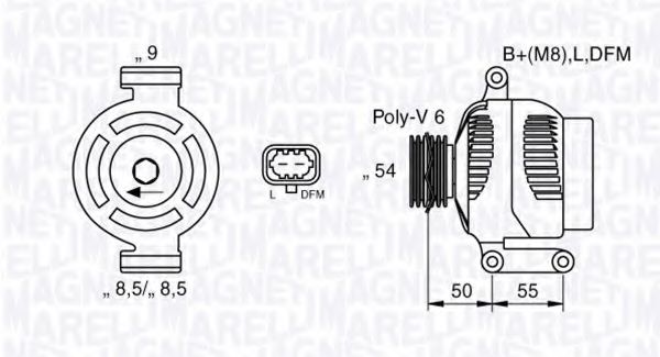 MAGNETI MARELLI 063377425010 Генератор для OPEL CORSA D (Опель Корса д) MAGNETI MARELLI 063377425010 Генератор для OPEL CORSA D (Опель Корса д)