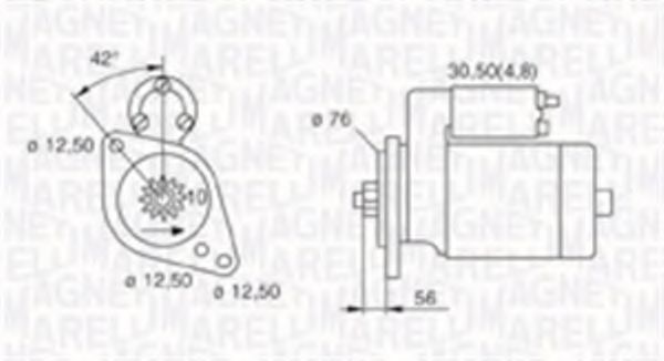 MAGNETI MARELLI 063720004010 Стартер для SEAT ALTEA (Сеат Алтэа) MAGNETI MARELLI 063720004010 Стартер для SEAT ALTEA (Сеат Алтэа)