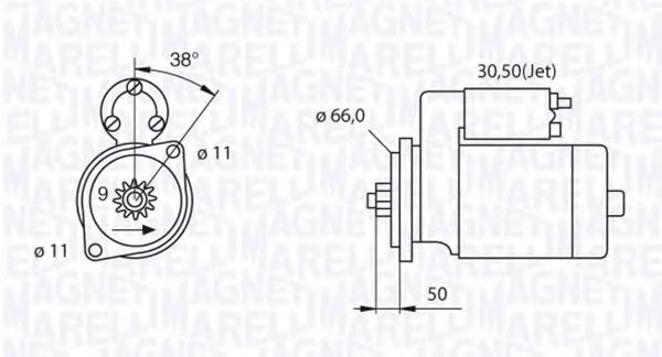 MAGNETI MARELLI 063521240220 Стартер для VOLKSWAGEN POLO (Фольксваген Поло) MAGNETI MARELLI 063521240220 Стартер для VOLKSWAGEN POLO (Фольксваген Поло)