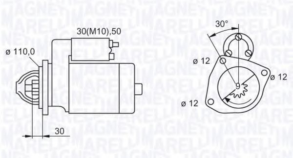 MAGNETI MARELLI 063523620730 Стартер для FIAT (Фиат) MAGNETI MARELLI 063523620730 Стартер для FIAT (Фиат)