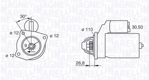 MAGNETI MARELLI 063217154010 Стартер для FIAT (Фиат) MAGNETI MARELLI 063217154010 Стартер для FIAT (Фиат)