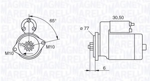 MAGNETI MARELLI 063522613010 Стартер для MITSUBISHI MIGHTY MAX (Митсубиши/митсубиси Мигхтъ маx) MAGNETI MARELLI 063522613010 Стартер для MITSUBISHI MIGHTY MAX (Митсубиши/митсубиси Мигхтъ маx)