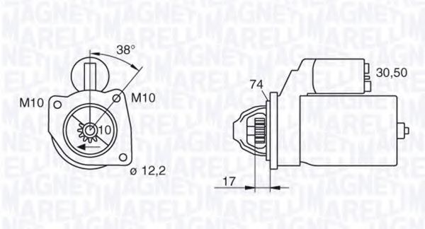 MAGNETI MARELLI 063522625010 Стартер для KIA MENTOR (Киа Мэнтор) MAGNETI MARELLI 063522625010 Стартер для KIA MENTOR (Киа Мэнтор)