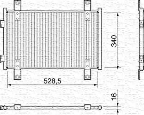 MAGNETI MARELLI 350203159000 Конденсатор, кондиционер для VOLKSWAGEN LT 28-50 (Фольксваген Лт 28-50) MAGNETI MARELLI 350203159000 Конденсатор, кондиционер для VOLKSWAGEN LT 28-50 (Фольксваген Лт 28-50)