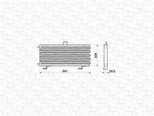 MAGNETI MARELLI 350203201000 Конденсатор, кондиционер для PEUGEOT 309 II (Пежо 309 2) MAGNETI MARELLI 350203201000 Конденсатор, кондиционер для PEUGEOT 309 II (Пежо 309 2)