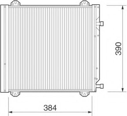 MAGNETI MARELLI 350203218000 Конденсатор, кондиционер для MAZDA 626 III (Мазда 626 3) MAGNETI MARELLI 350203218000 Конденсатор, кондиционер для MAZDA 626 III (Мазда 626 3)