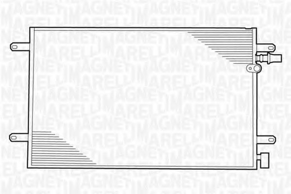 MAGNETI MARELLI 350203229000 Конденсатор, кондиционер для AUDI (Ауди) MAGNETI MARELLI 350203229000 Конденсатор, кондиционер для AUDI (Ауди)