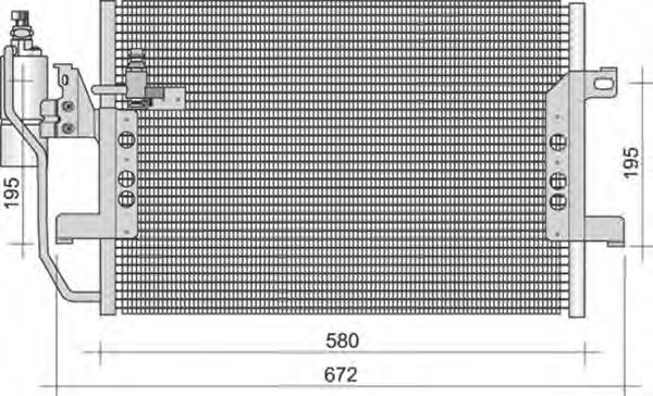 MAGNETI MARELLI 350203274000 Конденсатор, кондиционер для CHERY CHANCE (Чери Чанcэ) MAGNETI MARELLI 350203274000 Конденсатор, кондиционер для CHERY CHANCE (Чери Чанcэ)
