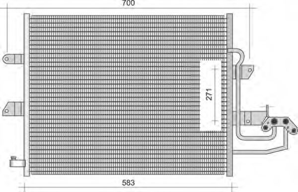 MAGNETI MARELLI 350203344000 Конденсатор, кондиционер для MAZDA SPECTRON (Мазда Спэcтрон) MAGNETI MARELLI 350203344000 Конденсатор, кондиционер для MAZDA SPECTRON (Мазда Спэcтрон)