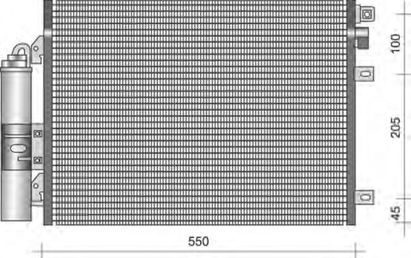 MAGNETI MARELLI 350203366000 Конденсатор, кондиционер для RENAULT LUTECIA II (Рено Лутэcиа 2) MAGNETI MARELLI 350203366000 Конденсатор, кондиционер для RENAULT LUTECIA II (Рено Лутэcиа 2)