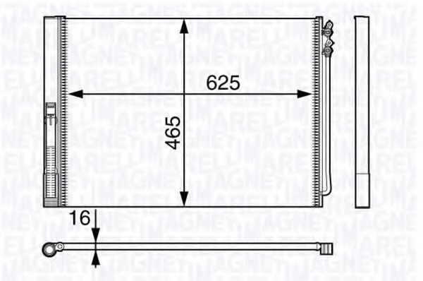 MAGNETI MARELLI 350203716000 Конденсатор, кондиционер для MITSUBISHI L 300 STARWAGON (Митсубиши/митсубиси Л 300 старвагон) MAGNETI MARELLI 350203716000 Конденсатор, кондиционер для MITSUBISHI L 300 STARWAGON (Митсубиши/митсубиси Л 300 старвагон)
