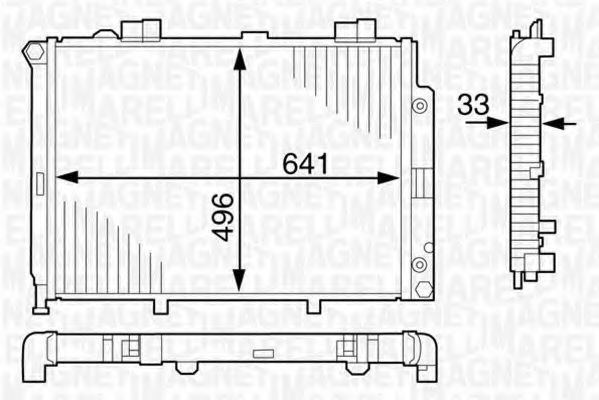 MAGNETI MARELLI 350213123100 Радиатор, охлаждение двигателя для LAND ROVER DEFENDER (Ленд ровер/лэнд ровер Дэфэндэр) MAGNETI MARELLI 350213123100 Радиатор, охлаждение двигателя для LAND ROVER DEFENDER (Ленд ровер/лэнд ровер Дэфэндэр)