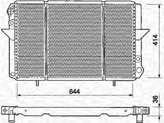 MAGNETI MARELLI 350213360000 Радиатор, охлаждение двигателя для RENAULT MASTER I (Рено Мастэр и) MAGNETI MARELLI 350213360000 Радиатор, охлаждение двигателя для RENAULT MASTER I (Рено Мастэр и)