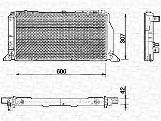 MAGNETI MARELLI 350213406000 Радиатор, охлаждение двигателя для FIAT SUPERBRAVO (Фиат Супербраvо) MAGNETI MARELLI 350213406000 Радиатор, охлаждение двигателя для FIAT SUPERBRAVO (Фиат Супербраvо)