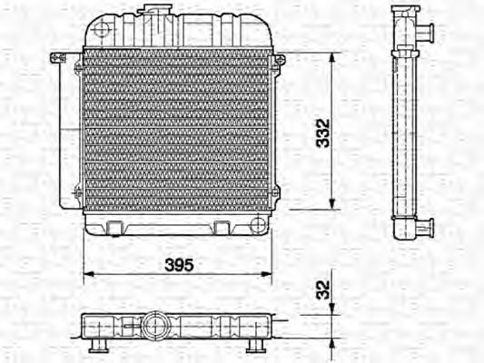 MAGNETI MARELLI 350213418000 Радиатор, охлаждение двигателя для BMW 3 (Бмв 3) MAGNETI MARELLI 350213418000 Радиатор, охлаждение двигателя для BMW 3 (Бмв 3)