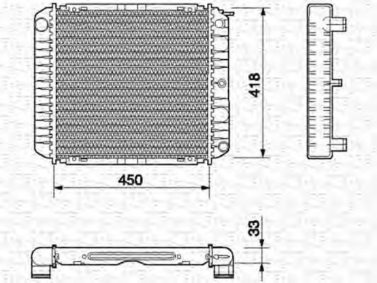 MAGNETI MARELLI 350213657000 Радиатор, охлаждение двигателя для AUDI TT (Ауди Тт) MAGNETI MARELLI 350213657000 Радиатор, охлаждение двигателя для AUDI TT (Ауди Тт)