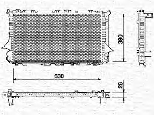 MAGNETI MARELLI 350213689000 Радиатор, охлаждение двигателя для MITSUBISHI GALANT III (Митсубиши/митсубиси Галант 3) MAGNETI MARELLI 350213689000 Радиатор, охлаждение двигателя для MITSUBISHI GALANT III (Митсубиши/митсубиси Галант 3)