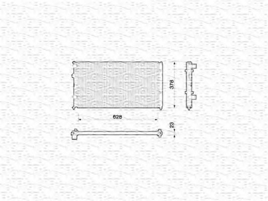 MAGNETI MARELLI 350213779000 Радиатор, охлаждение двигателя для TOYOTA (Тойота/тоета) MAGNETI MARELLI 350213779000 Радиатор, охлаждение двигателя для TOYOTA (Тойота/тоета)
