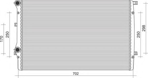 MAGNETI MARELLI 350213852000 Радиатор, охлаждение двигателя для VOLKSWAGEN PASSAT (Фольксваген Пассат) MAGNETI MARELLI 350213852000 Радиатор, охлаждение двигателя для VOLKSWAGEN PASSAT (Фольксваген Пассат)