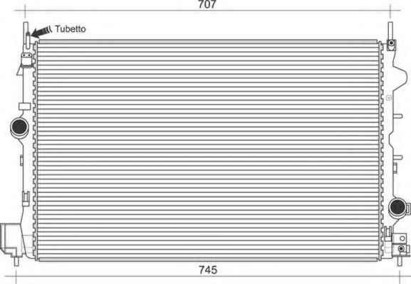 MAGNETI MARELLI 350213905000 Радиатор, охлаждение двигателя для GREAT WALL TENGYI C10 (Грейтвол Тэнгы c10) MAGNETI MARELLI 350213905000 Радиатор, охлаждение двигателя для GREAT WALL TENGYI C10 (Грейтвол Тэнгы c10)