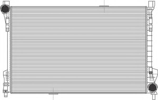 MAGNETI MARELLI 350213951000 Радиатор, охлаждение двигателя 