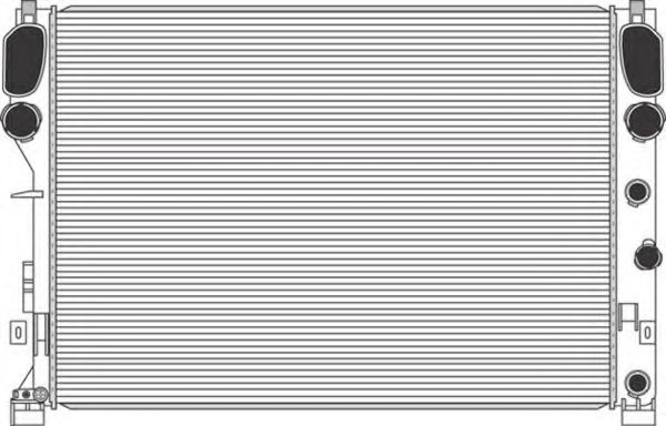 MAGNETI MARELLI 350213953000 Радиатор, охлаждение двигателя 