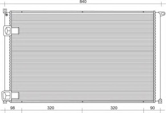 MAGNETI MARELLI 350213993000 Радиатор, охлаждение двигателя для FORD-USA (Форд-уса) MAGNETI MARELLI 350213993000 Радиатор, охлаждение двигателя для FORD-USA (Форд-уса)