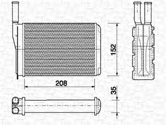 MAGNETI MARELLI 350218154000 Теплообменник, отопление салона для RENAULT ENCORE (Рено Энcорэ) MAGNETI MARELLI 350218154000 Теплообменник, отопление салона для RENAULT ENCORE (Рено Энcорэ)
