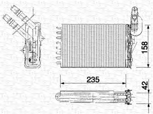 MAGNETI MARELLI 350218159000 Теплообменник, отопление салона для RENAULT LUTECIA I (Рено Лутэcиа и) MAGNETI MARELLI 350218159000 Теплообменник, отопление салона для RENAULT LUTECIA I (Рено Лутэcиа и)