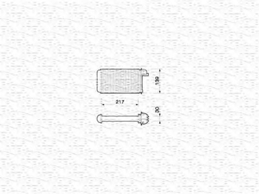 MAGNETI MARELLI 350218201000 Теплообменник, отопление салона для PEUGEOT 205 II (Пежо 205 2) MAGNETI MARELLI 350218201000 Теплообменник, отопление салона для PEUGEOT 205 II (Пежо 205 2)