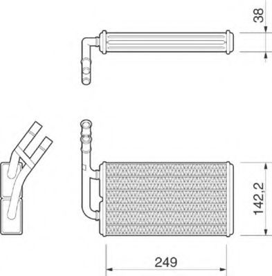 MAGNETI MARELLI 350218210000 Теплообменник, отопление салона для LAND ROVER RANGE ROVER SPORT (Ленд ровер/лэнд ровер Рангэ ровер спорт) MAGNETI MARELLI 350218210000 Теплообменник, отопление салона для LAND ROVER RANGE ROVER SPORT (Ленд ровер/лэнд ровер Рангэ ровер спорт)
