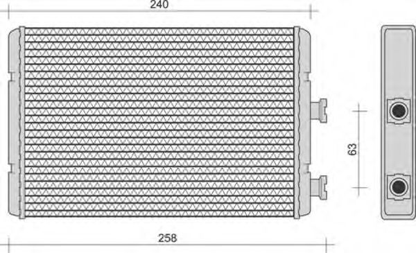 MAGNETI MARELLI 350218251000 Теплообменник, отопление салона для OPEL AGILA (Опель Агила) MAGNETI MARELLI 350218251000 Теплообменник, отопление салона для OPEL AGILA (Опель Агила)