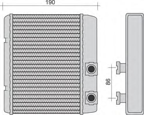 MAGNETI MARELLI 350218252000 Теплообменник, отопление салона для FORD GRANADA (Форд Гранада) MAGNETI MARELLI 350218252000 Теплообменник, отопление салона для FORD GRANADA (Форд Гранада)
