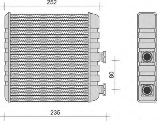 MAGNETI MARELLI 350218270000 Теплообменник, отопление салона для NISSAN PRIMERA (Ниссан Примера) MAGNETI MARELLI 350218270000 Теплообменник, отопление салона для NISSAN PRIMERA (Ниссан Примера)
