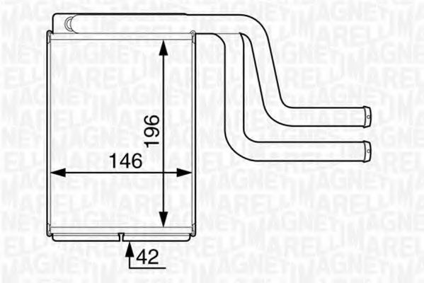 MAGNETI MARELLI 350218310000 Теплообменник, отопление салона для FORD MONDEO (Форд Мондэо) MAGNETI MARELLI 350218310000 Теплообменник, отопление салона для FORD MONDEO (Форд Мондэо)