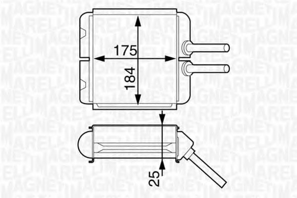 MAGNETI MARELLI 350218312000 Теплообменник, отопление салона для ROVER 45 (Ровер 45) MAGNETI MARELLI 350218312000 Теплообменник, отопление салона для ROVER 45 (Ровер 45)