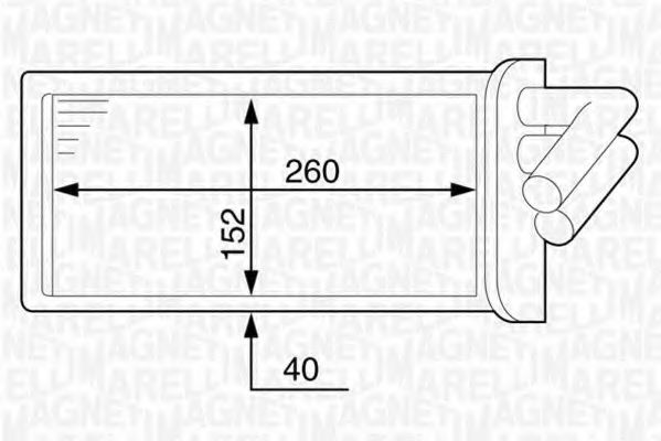 MAGNETI MARELLI 350218319000 Теплообменник, отопление салона для MITSUBISHI LANCER (Митсубиши/митсубиси Ланcэр) MAGNETI MARELLI 350218319000 Теплообменник, отопление салона для MITSUBISHI LANCER (Митсубиши/митсубиси Ланcэр)
