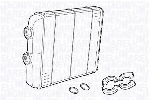 MAGNETI MARELLI 350218330000 Теплообменник, отопление салона для NISSAN PRIMERA (Ниссан Примера) MAGNETI MARELLI 350218330000 Теплообменник, отопление салона для NISSAN PRIMERA (Ниссан Примера)