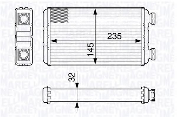 MAGNETI MARELLI 350218338000 Теплообменник, отопление салона для ISUZU D-MAX (Исузу Д-маx) MAGNETI MARELLI 350218338000 Теплообменник, отопление салона для ISUZU D-MAX (Исузу Д-маx)