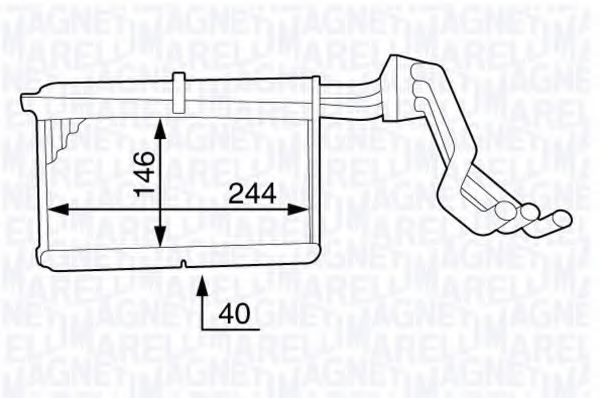 MAGNETI MARELLI 350218353000 Теплообменник, отопление салона для BMW 7 (Бмв 7) MAGNETI MARELLI 350218353000 Теплообменник, отопление салона для BMW 7 (Бмв 7)