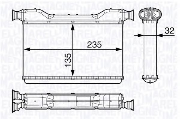 MAGNETI MARELLI 350218354000 Теплообменник, отопление салона для DAIHATSU RUGGER (Дайхатсу Руггэр) MAGNETI MARELLI 350218354000 Теплообменник, отопление салона для DAIHATSU RUGGER (Дайхатсу Руггэр)