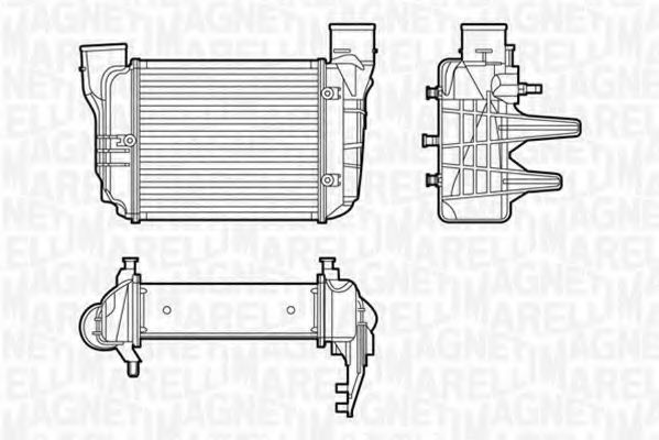 MAGNETI MARELLI 351319201170 Интеркулер для MITSUBISHI L 300 STARWAGON (Митсубиши/митсубиси Л 300 старвагон) MAGNETI MARELLI 351319201170 Интеркулер для MITSUBISHI L 300 STARWAGON (Митсубиши/митсубиси Л 300 старвагон)
