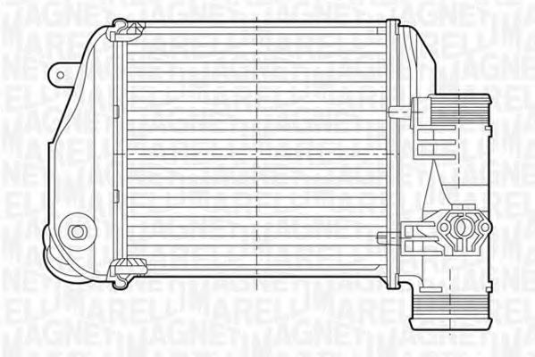 MAGNETI MARELLI 351319201310 Интеркулер для VOLKSWAGEN CORSAR (Фольксваген Cорсар) MAGNETI MARELLI 351319201310 Интеркулер для VOLKSWAGEN CORSAR (Фольксваген Cорсар)