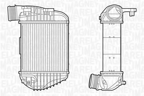 MAGNETI MARELLI 351319201360 Интеркулер для VOLKSWAGEN T4 MULTIVAN (Фольксваген Т4 мултиvан) MAGNETI MARELLI 351319201360 Интеркулер для VOLKSWAGEN T4 MULTIVAN (Фольксваген Т4 мултиvан)