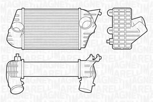 MAGNETI MARELLI 351319201430 Интеркулер для MITSUBISHI MONTERO (Митсубиши/митсубиси Монтэро) MAGNETI MARELLI 351319201430 Интеркулер для MITSUBISHI MONTERO (Митсубиши/митсубиси Монтэро)
