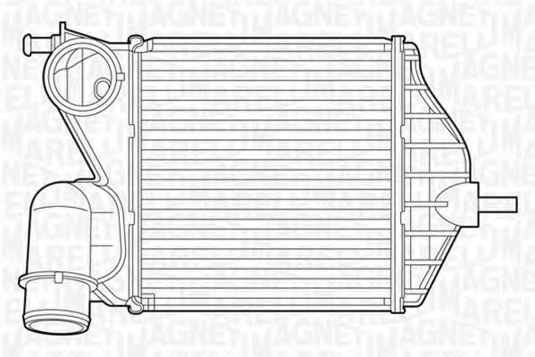 MAGNETI MARELLI 351319201450 Интеркулер для AUDI 100 (Ауди 100) MAGNETI MARELLI 351319201450 Интеркулер для AUDI 100 (Ауди 100)